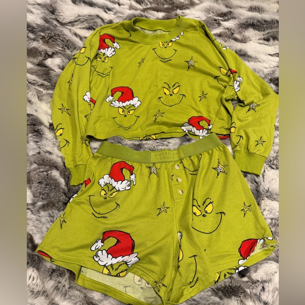 American Eagle Outfitters The Grinch PJ Set